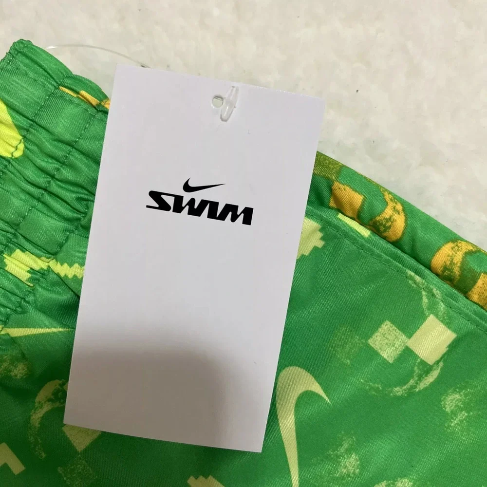 Nike Digi Swoosh Ombre Lap 7” Swim Trunks Electric Algae Sz Medium NESSD516-380